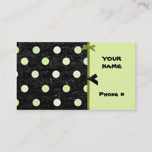 Customizable Retro Profile and/or Business Card