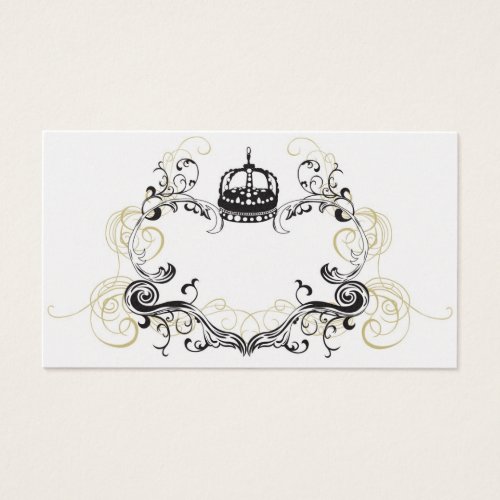 Retro Profile Card Business Cards