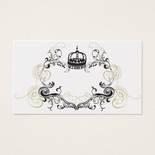 Customizable Retro Profile Card Business Cards