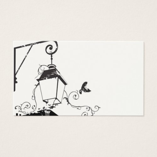 Retro Profile Card Business Card Template