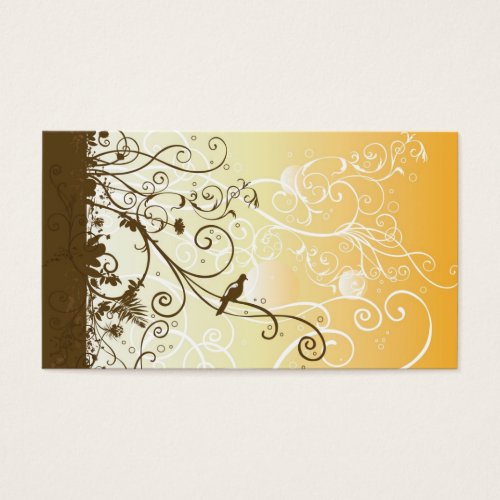 Retro Profile Card Business Card Template