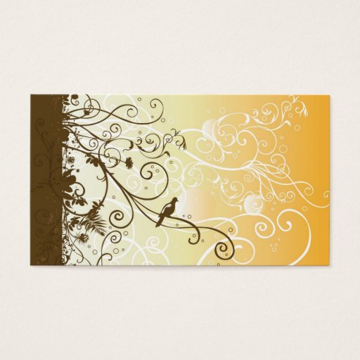 Customizable Retro Profile Card Business Card Template