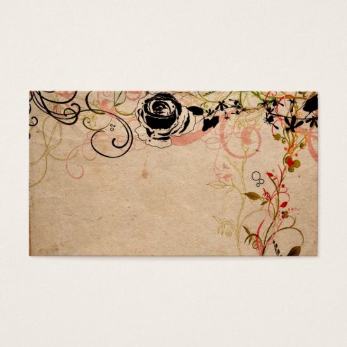 Retro Profile Card Business Card Template