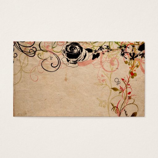 Customizable Retro Profile Card Business Card Template