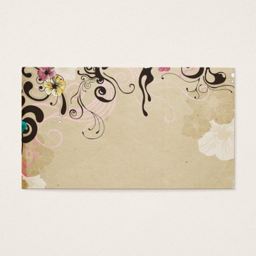 Customizable Retro Profile Card Business Card Template