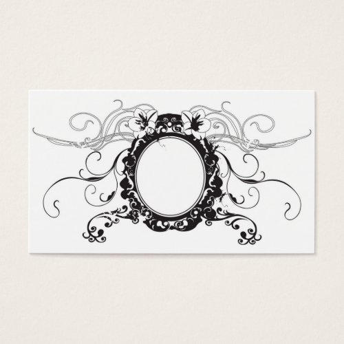 Retro Profile Card Business Card Template