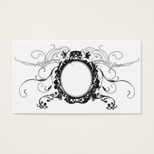 Customizable Retro Profile Card Business Card Template