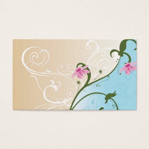 Retro Profile Card Business Cards