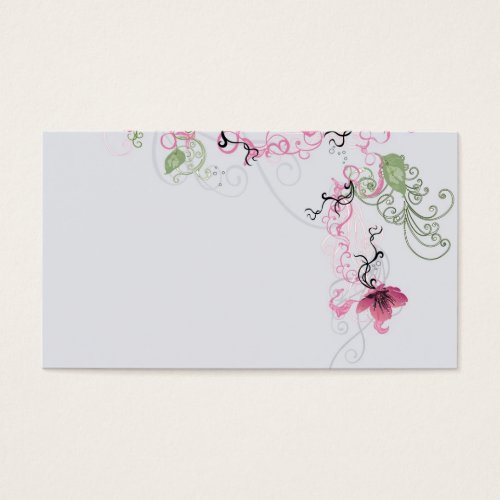 Retro Profile Card Business Cards