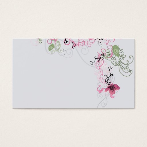 Customizable Retro Profile Card Business Cards