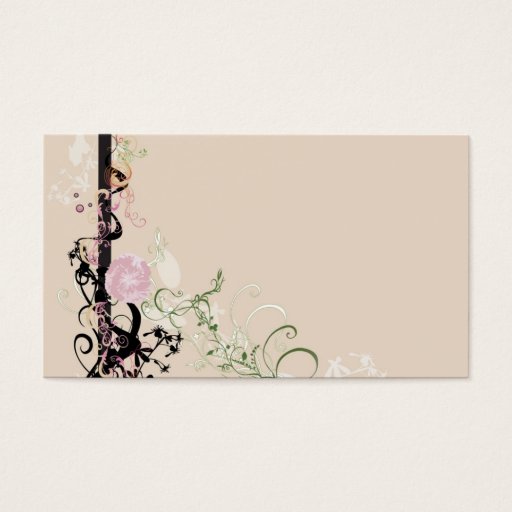 Customizable Retro Profile Card Business Card