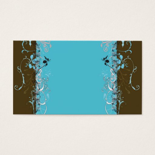 Customizable Retro Profile Card Business Cards