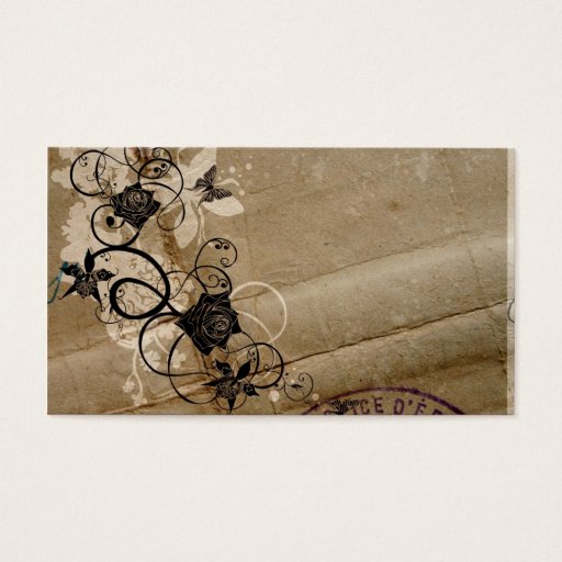 Customizable Retro Profile Card Business Card Templates