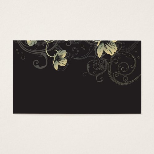 Retro Profile Card Business Cards