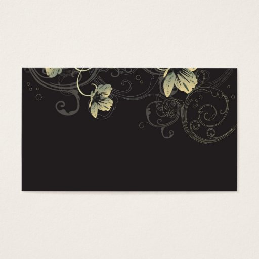 Customizable Retro Profile Card Business Cards