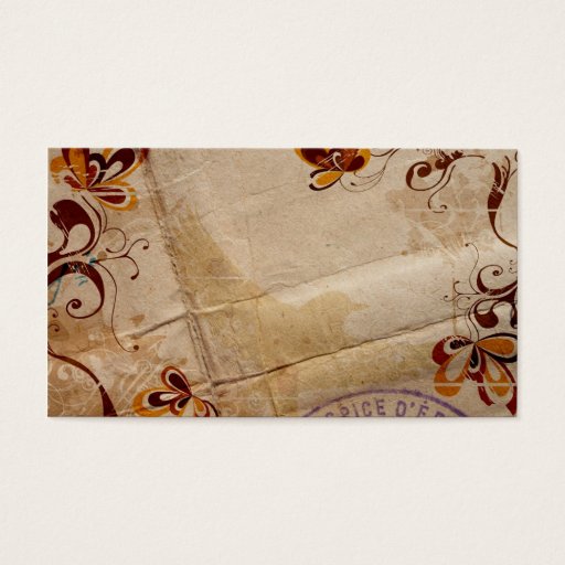 Customizable Retro Profile Card Business Card Template