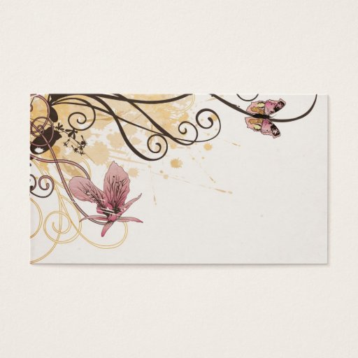 Customizable Retro Profile Card Business Card Template