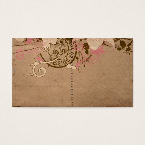 Retro Profile Card Business Card