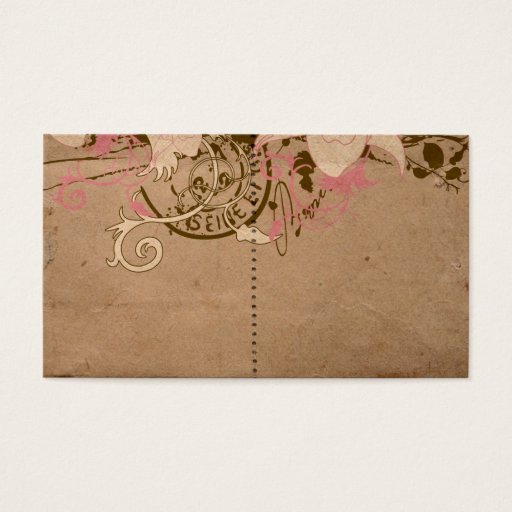 Customizable Retro Profile Card Business Card