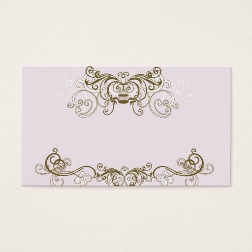 Customizable Retro Profile Card Business Card