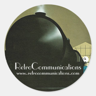 Retro Promo Sticker - Train