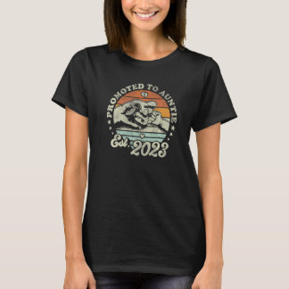 Retro Promoted To Auntie 2023 For New Auntie First T-Shirt