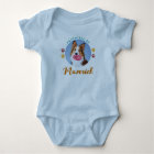 Retro Protected By Dog Custom Photo Colorful