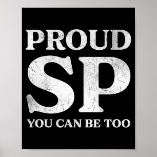 Retro Proud Sp Anti Scientology Funny Quote Idea  Poster