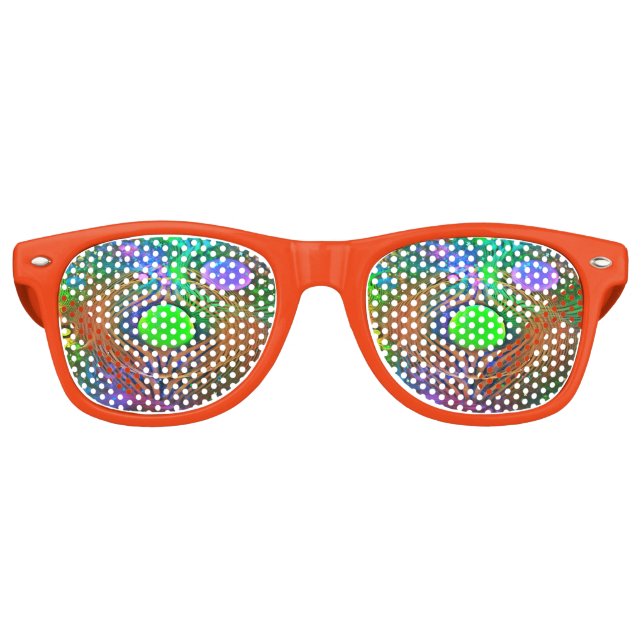 Retro Psychedelic Cosmos Sunglasses (Front)