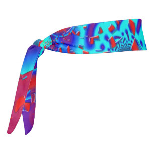 Retro Psychedelic Crazyness Tie Headband