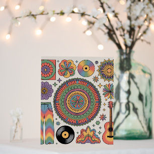 Retro Psychedelic Groovy Aesthetic  Foam Board