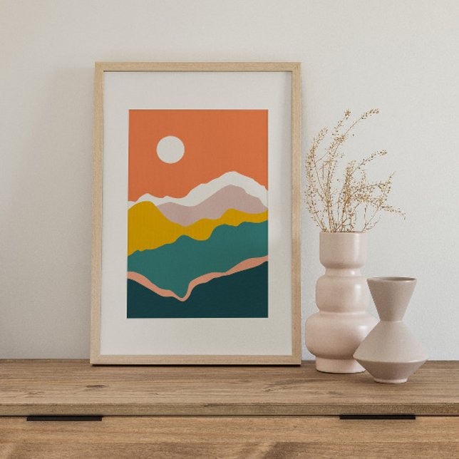 Retro psychedelic Groovy Colorful poster (Creator Uploaded)
