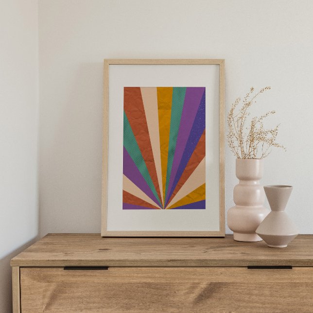 Retro psychedelic Groovy Colorful poster (Creator Uploaded)