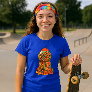 Retro Psychedelic Gumball Machine T-Shirt