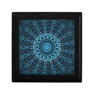 Retro Psychedelic Mandala Trippy Hippie Boho Gift Box