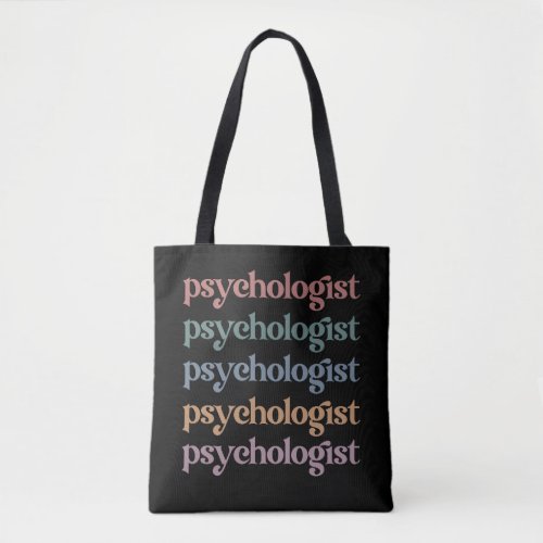 Retro Psychologist Psychology Student Graduation Tote Bag
