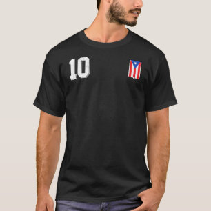 Retro Puerto Rico Soccer Camiseta Futbol Football T-Shirt