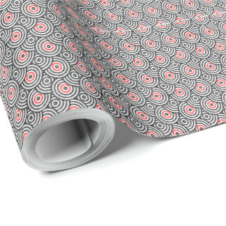 Retro pulse wrapping paper