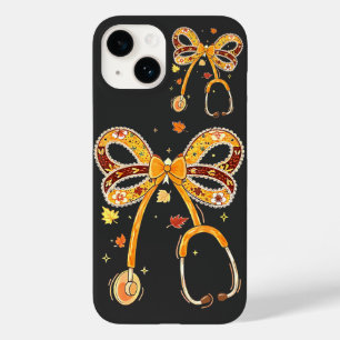 Retro Pumpkin Nurse Life Stethoscope Fall Autumn  Case-Mate iPhone 14 Case