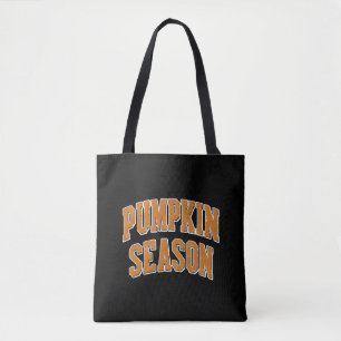 Retro Pumpkin Season Cute Fall Gift Halloween  Tote Bag