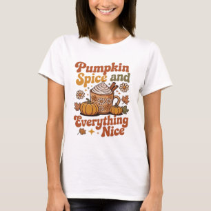 Retro Pumpkin Spice Everything Nice Classic T-Shir T-Shirt