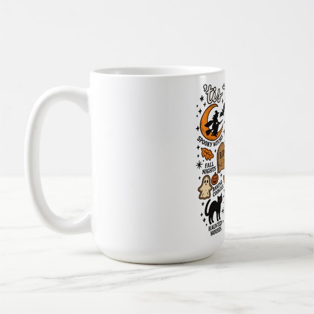 Retro Pumpkin Spice Fall Coffee Mug (Left)