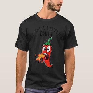 Retro Pun Just a Chili I Am A Little Chili T-Shirt