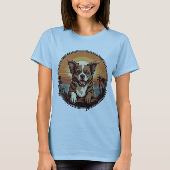 Retro Puppy T-Shirt (Front)