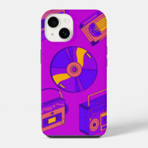 Retro Purple Cellphone Case