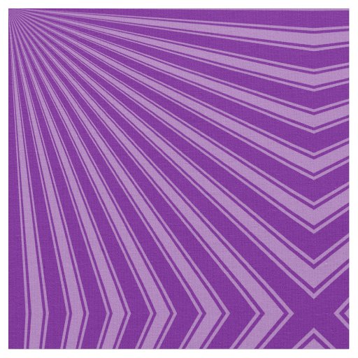 Retro Purple Funky Sun Rays Background Fabric
