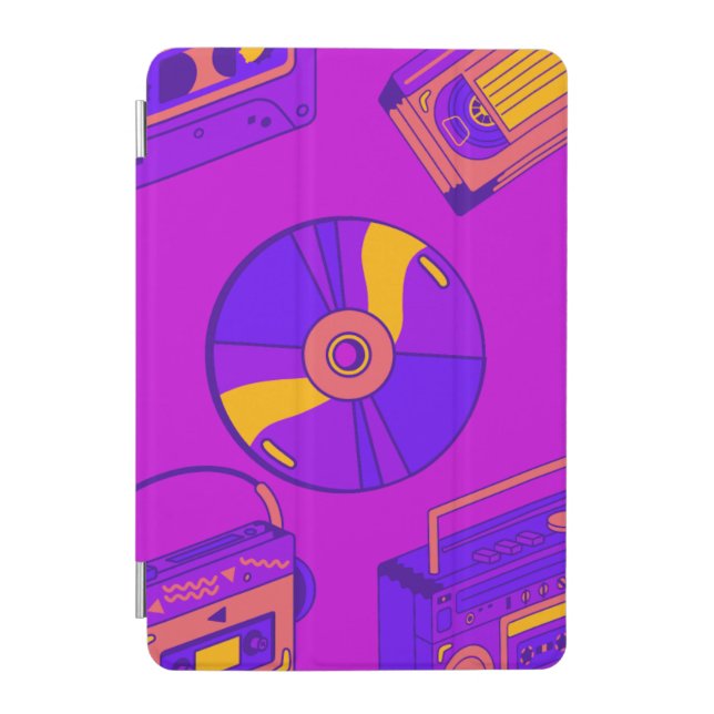 Retro Purple Ipad Case (Front)