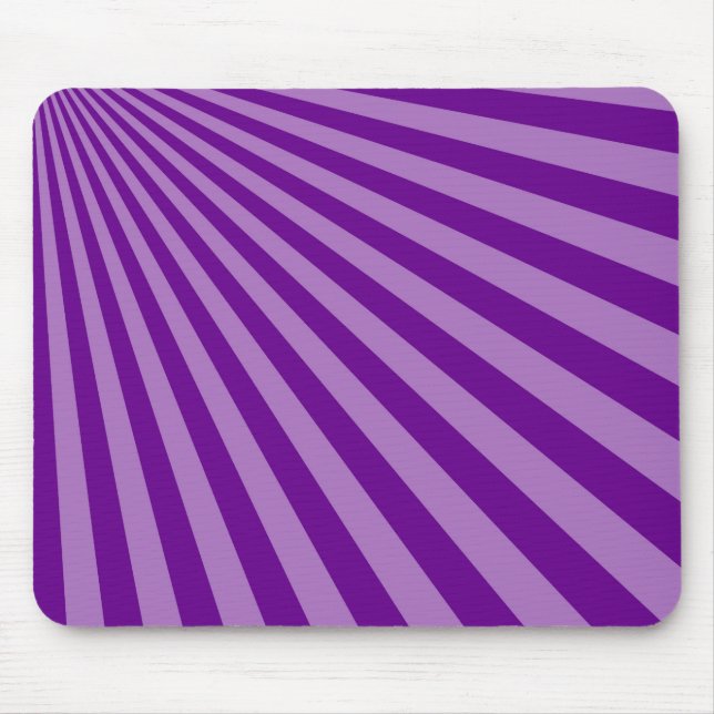 Retro Purple Sun Rays Background Mouse Pad (Front)