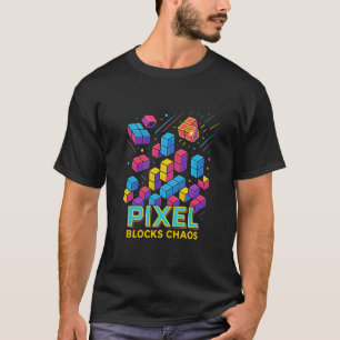 Retro puzzle game abstract T-Shirt