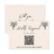 Retro QR Code Hand Written Drawn Quirky Wedding
